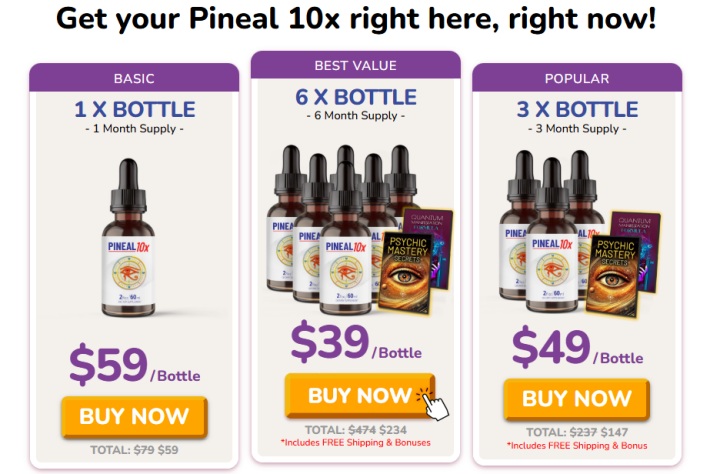 pineal 10x price
